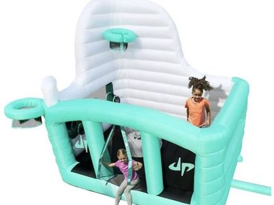 Dude Perfect Ultimate Sports Inflatable Bounce House, 4-in-1, 8' X 10'