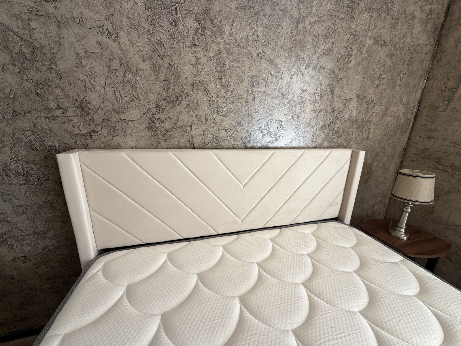 Bed frame and mattress