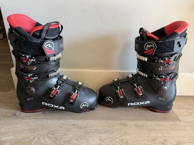 Roxa R/Fit 80 Ultralight Bio Fit Ski Boots 29.5 - Men's Black/Red - Used Twice