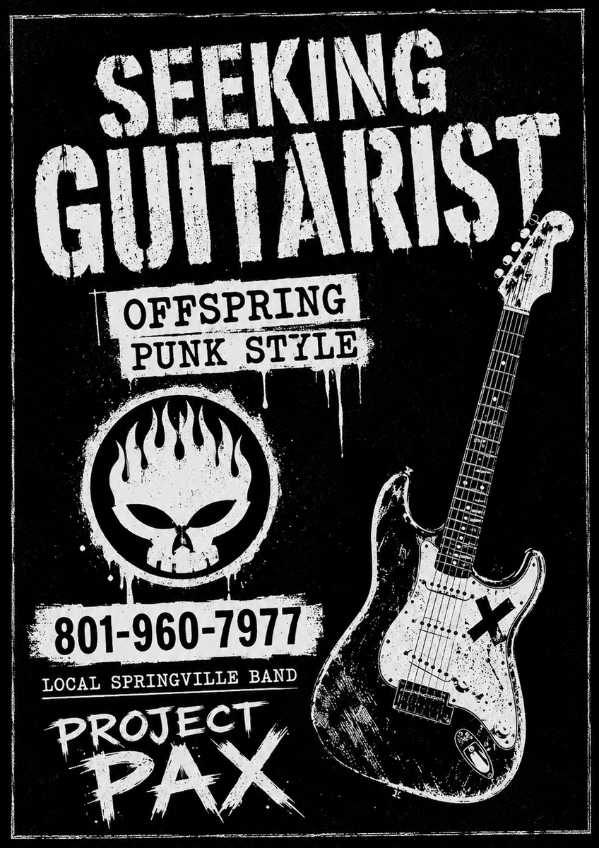 Seeking Punk Guitarist
