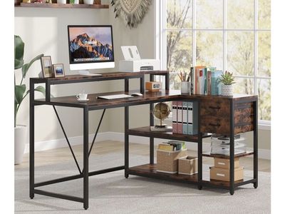 Tribesigns Reversible L-Shaped Computer Desk