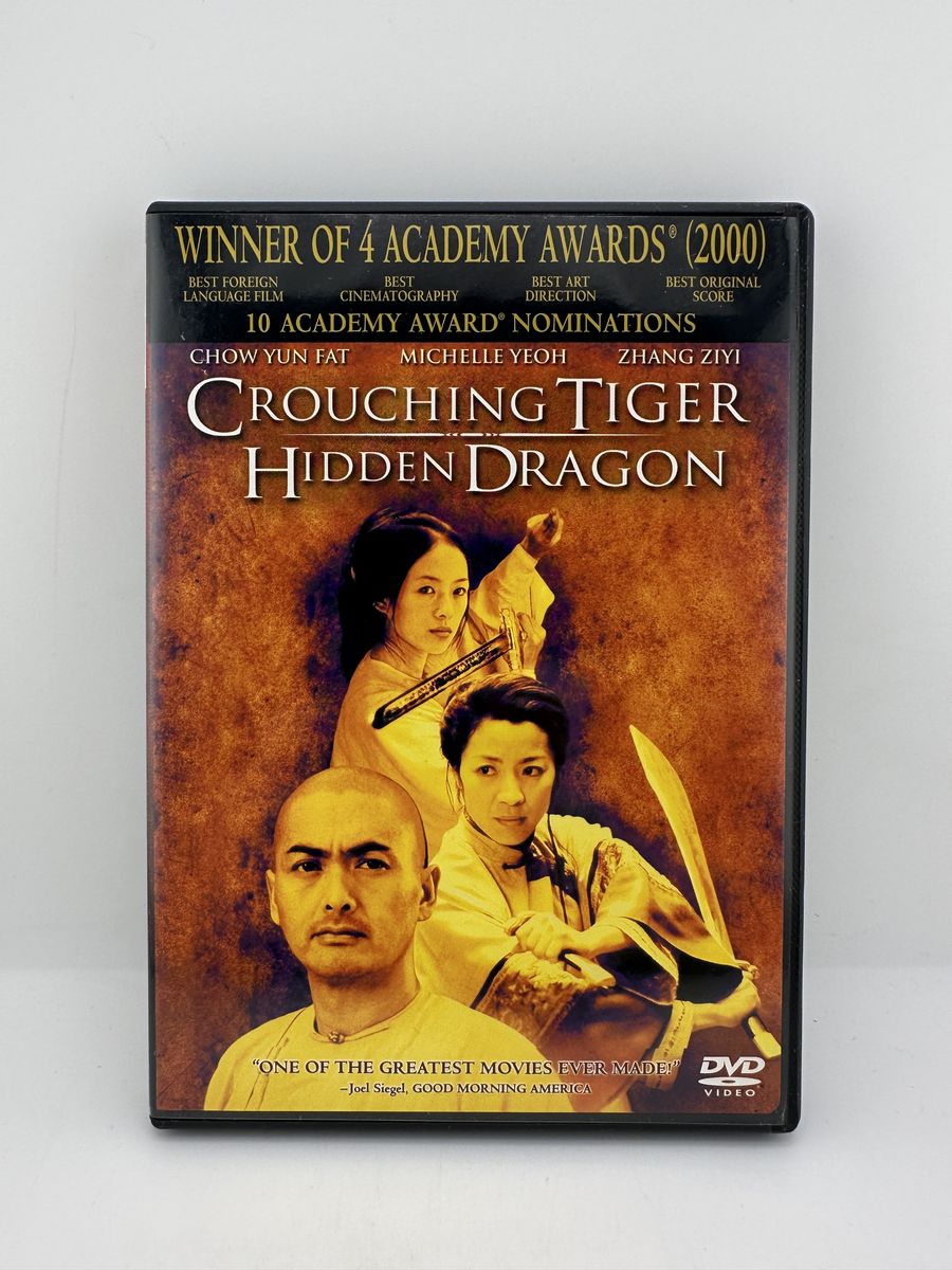 Crouching Tiger Hidden Dragon DVD Widescreen Chow Yun-Fat Michelle Yeoh Ang Lee