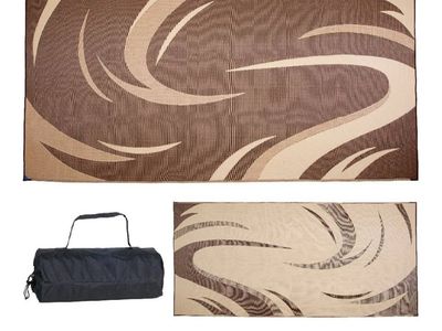 Reversible Camping Mat - RV Camper Rug - Beach Mat