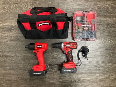COREBILT DRILL/IMPACT & DRILL BIT KIT