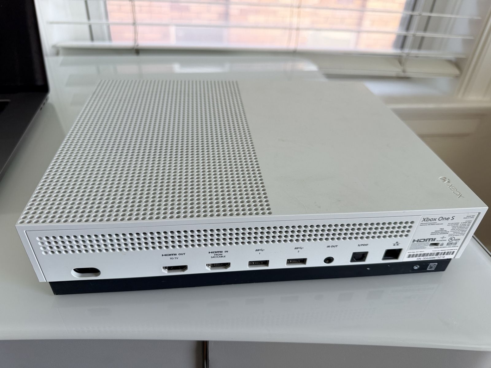 Xbox One S White Console + Controller – Great Condition
