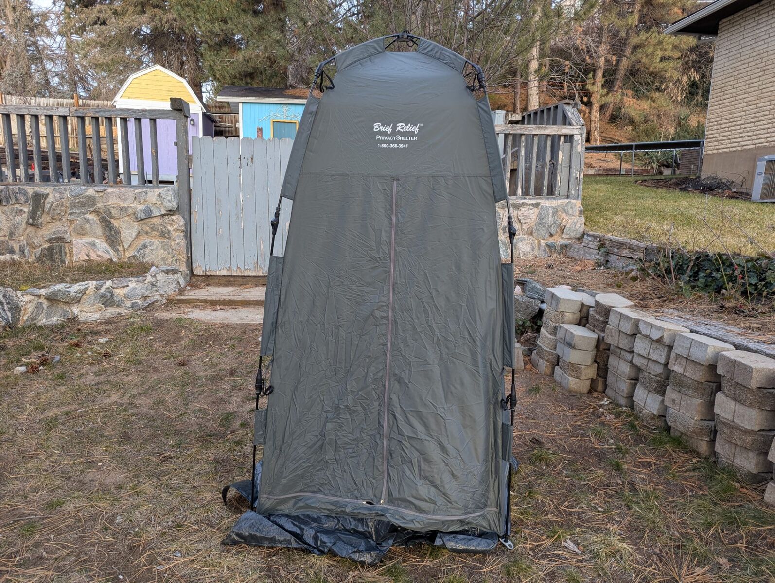 Brief Relief Privacy Shelter Portable Changing Room Tent Camping Beach Events...