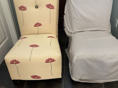 2 high back chairs