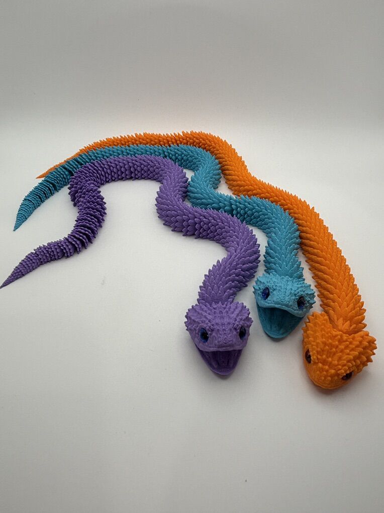 Articulated Snakes, 17 Inches Moveable Fidget Toy