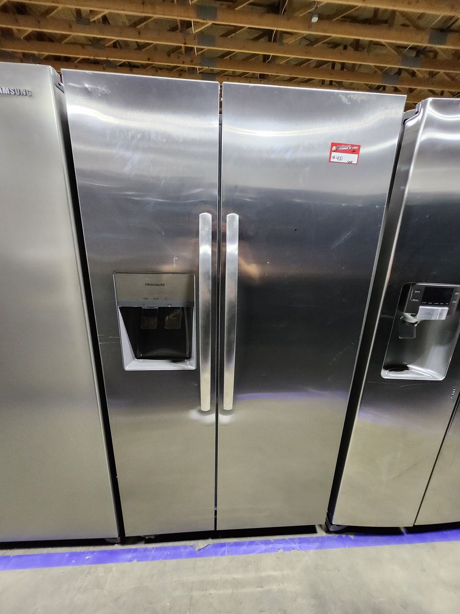 Frigidaire Stainless Steel Side-by-Side Refrigerator (Good Condition)