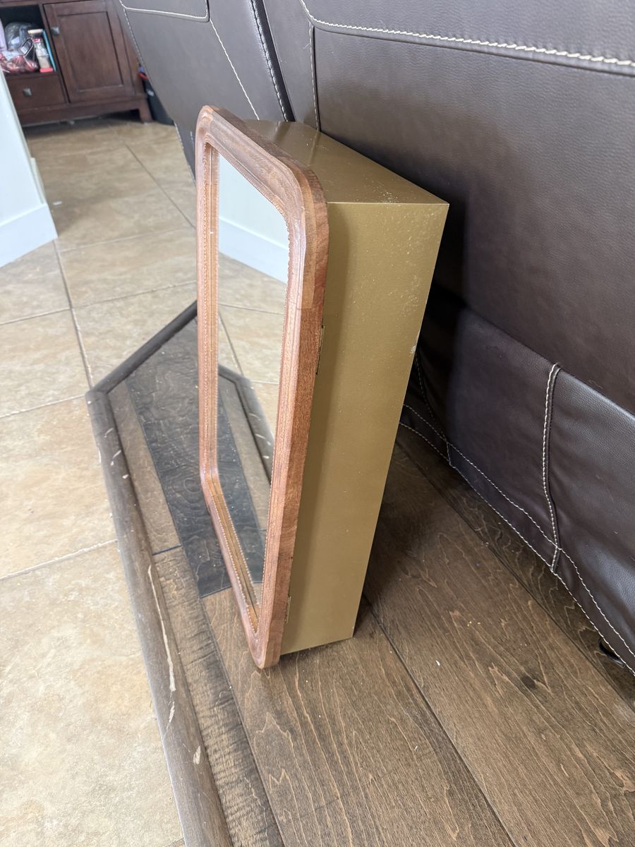 Magnolia Micah Wood Framed Medicine Cabinet