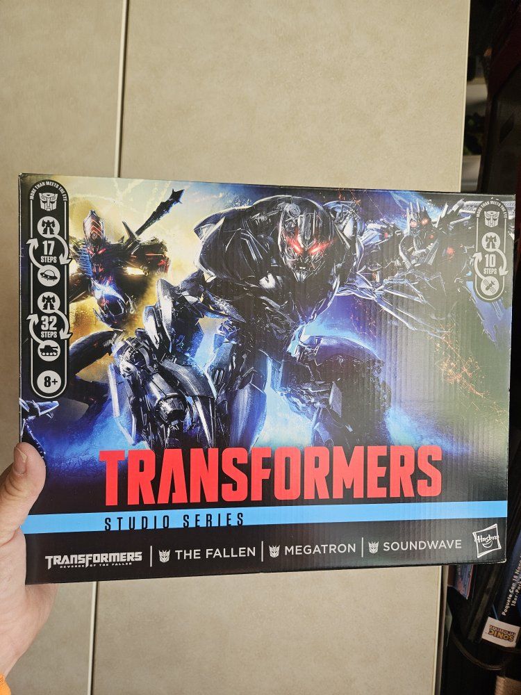 Transformers Studio Series The Fallen, Megatron, Soundwave Action Figure Set