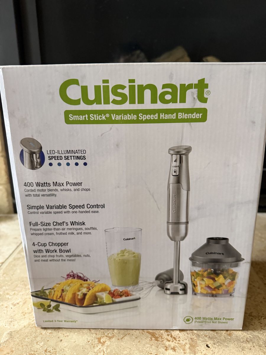 Brand new, never opened Cuisinart Smart stick Blender in box