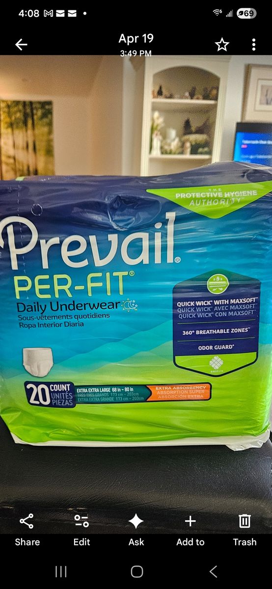 Adult disposable underwear