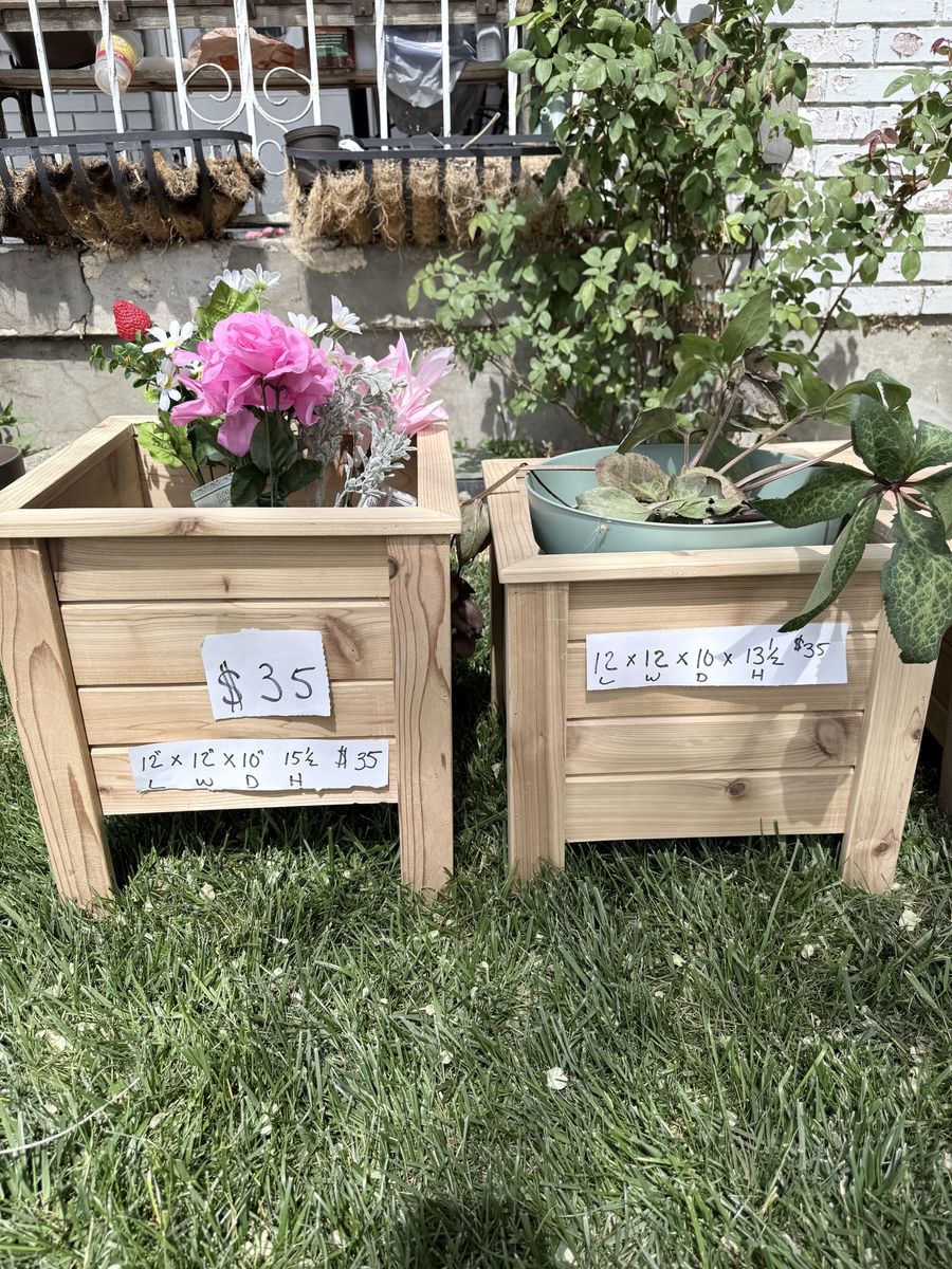 Cedar planters