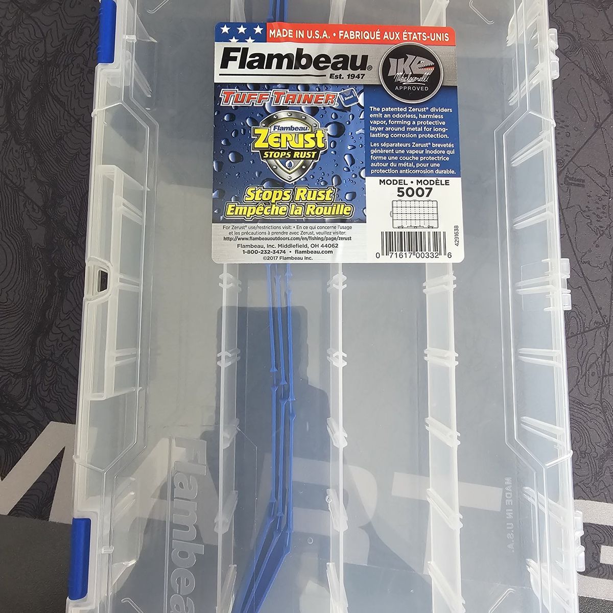 flambeau tuff tainer fishing tackle tray