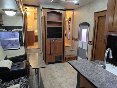 2008 KZ INFERNO 3912 — 42'5" TRIPLE-SLIDE TOY HAULER — 12' GARAGE — ONE OWNER!