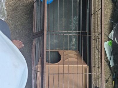 Used Pet Cage / Crate with Accessories - Ideal for Small Animals