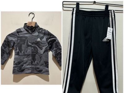 NWT Adidas Athletic Track Suit Set - Boy's Size 2T