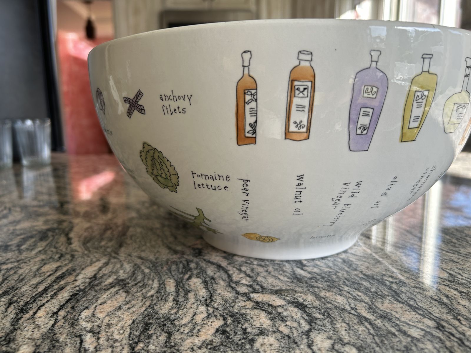 Large Ursula Dodge "Salad Days" Designer Serving Bowl