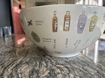 Large Ursula Dodge "Salad Days" Designer Serving Bowl