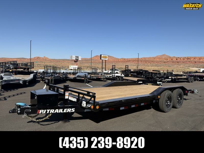 PJ Trailers 8.5X20 14K B6 6" CHANNEL SUPER WIDE Equipment Trailer