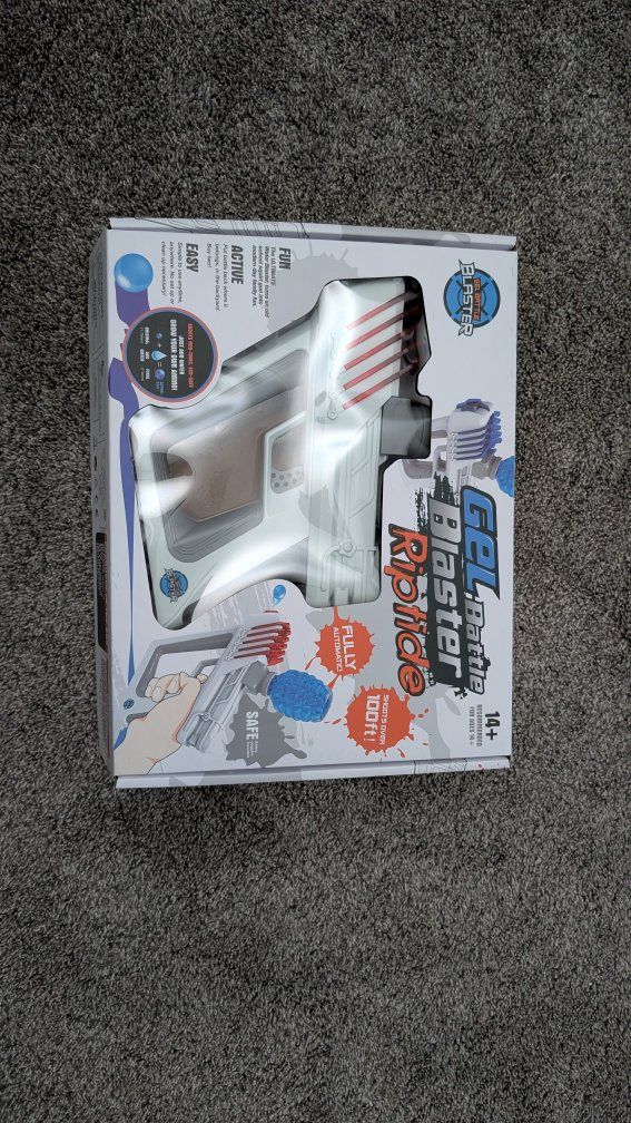 GEL Battle Blaster Riptide Fully Automatic Water Bead Blaster - New In Box