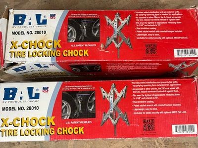 BAL Products part #28010 X-Chock Tire Locking Chock for RV Trailers