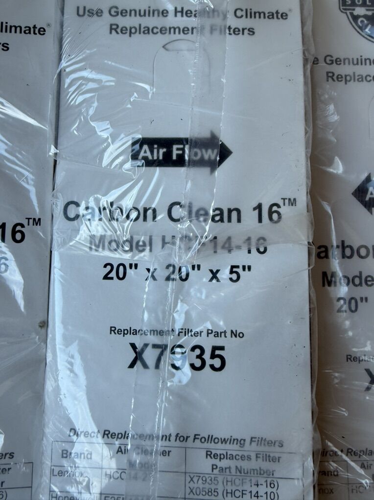 4 20x20x5 Merv 16 Furnace Air Filter