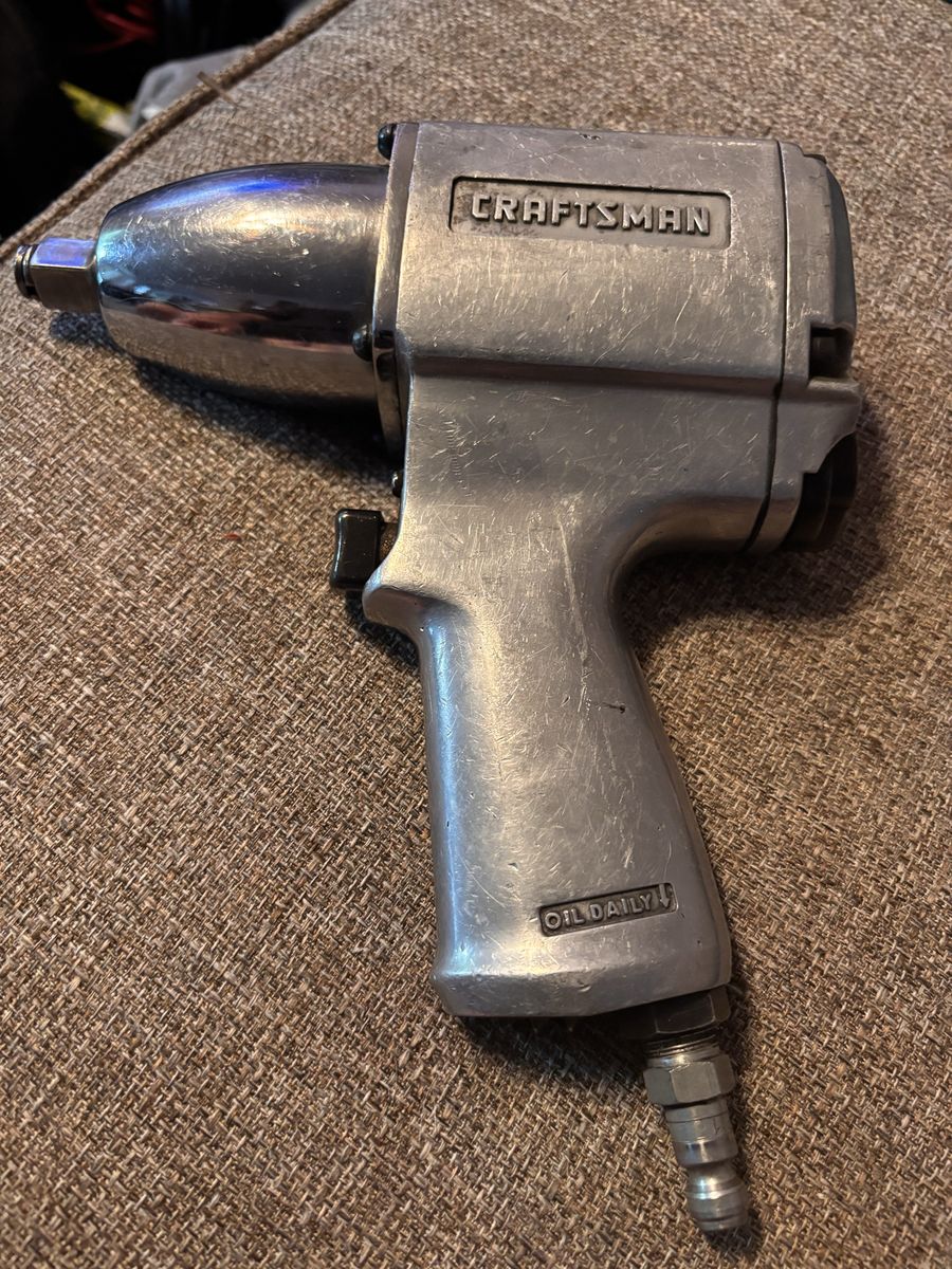 Craftsman Air Impact Wrench 1/2" Drive Pneumatic Tool "Oil Daily" Marked