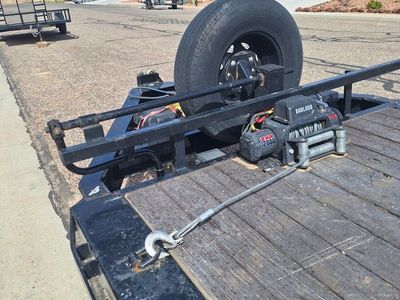 Tilt deck trailer rental