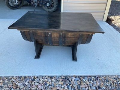Whiskey Barrel coffee table