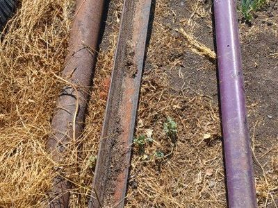 2 light Duty Steel Trailer Axles with Wheel Hubs