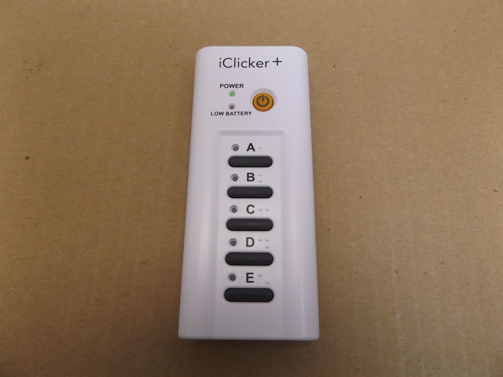 iClicker + Plus student remote response model RLR15 working