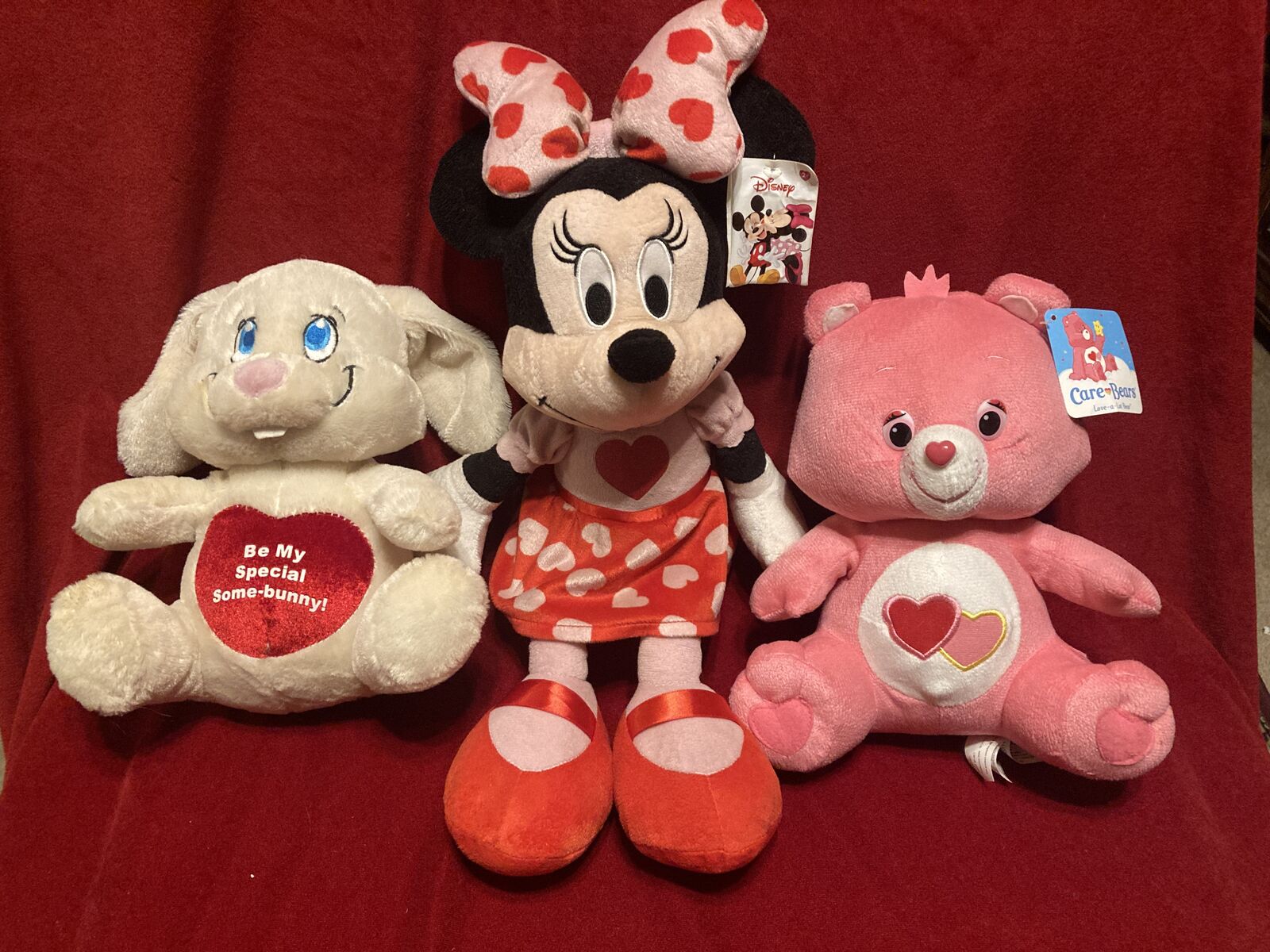 Valentines Day Plush Collection New Bunny’s Bears 10 Dollars Each