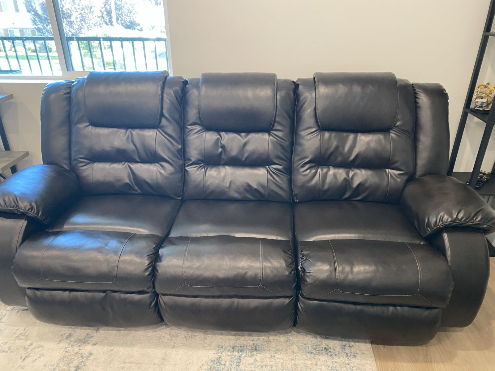 Black Leather Recliner