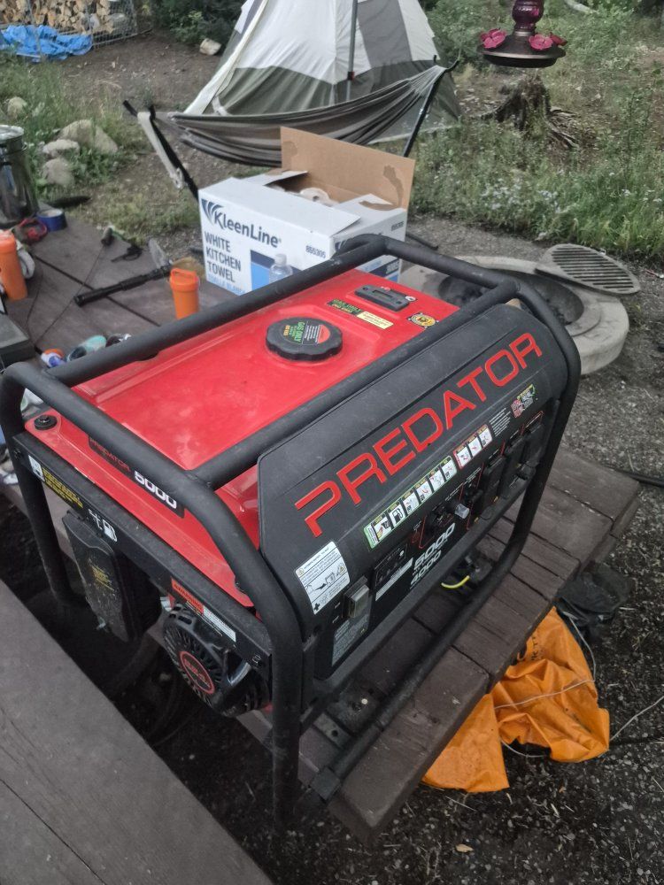 Predator 5000 watt generator