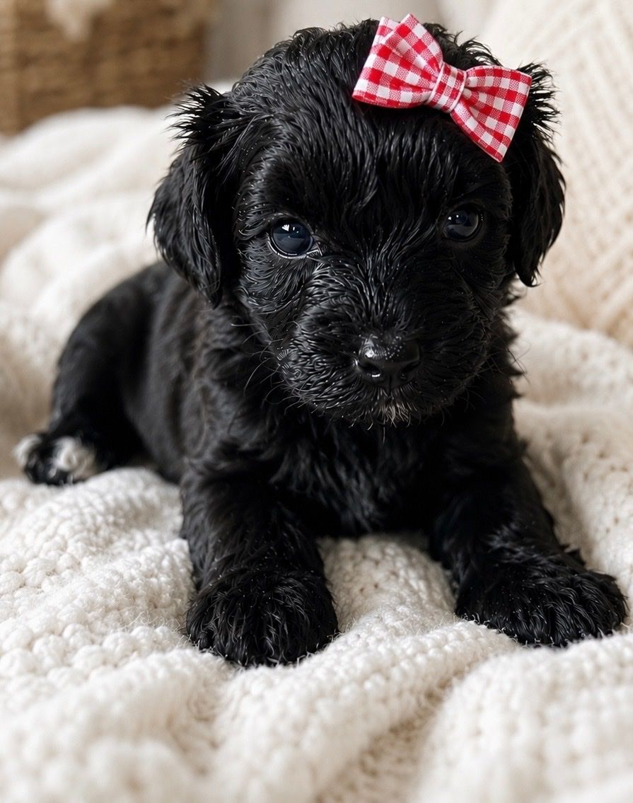 Full bread toy Schnoodle.