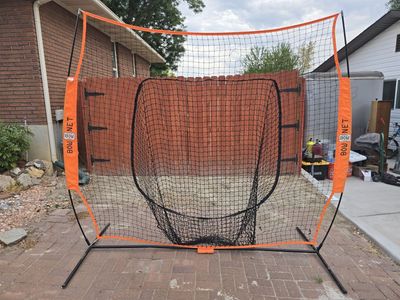 Bownet 7x7 Portable Pitching/Batting Net for Baseballs or Softballs