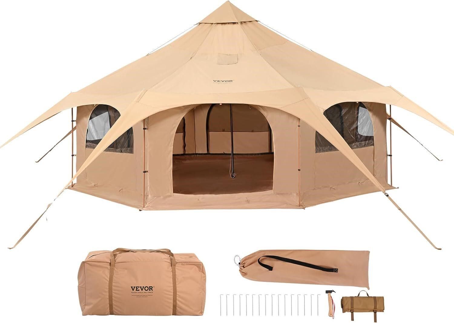 Vevor 4 SEASONS CANVAS BELL TENT