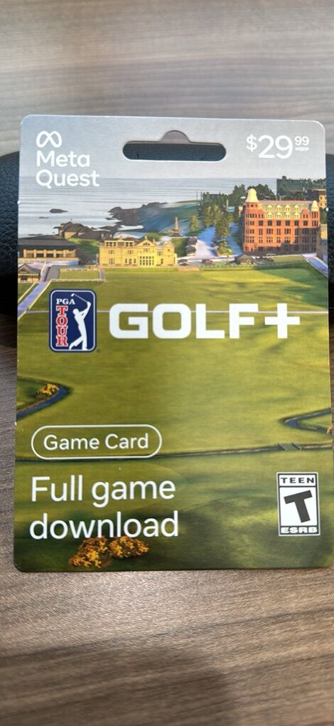 Meta Quest PGA Tour Golf+ VR Game Card