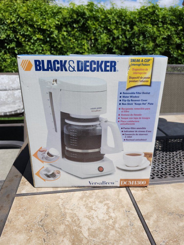 Black & Decker VersaBrew DCM1300 12-cup drip Coffeemaker