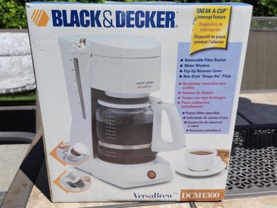 Black & Decker VersaBrew DCM1300 12-cup drip Coffeemaker