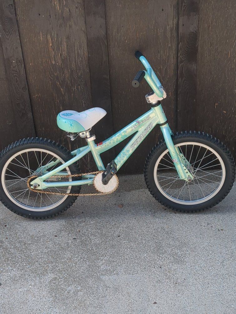 Green Specialized HotRock 16" kids bike