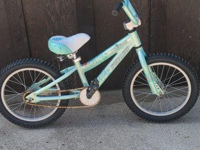 Green Specialized HotRock 16" kids bike
