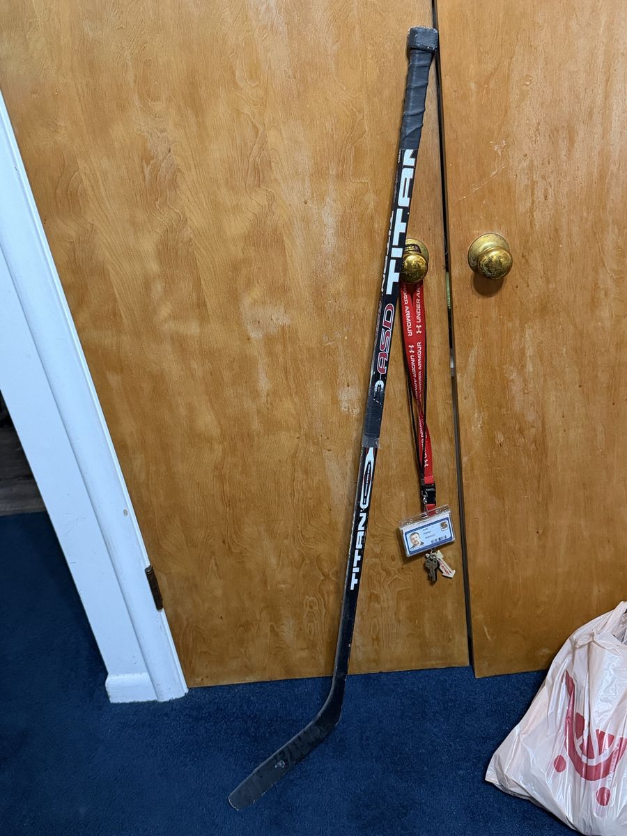 Used right handed hockey stick