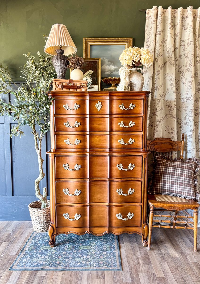 *FREE DELIVERY* Vintage White Furniture Co. French Provincial Tall Dresser