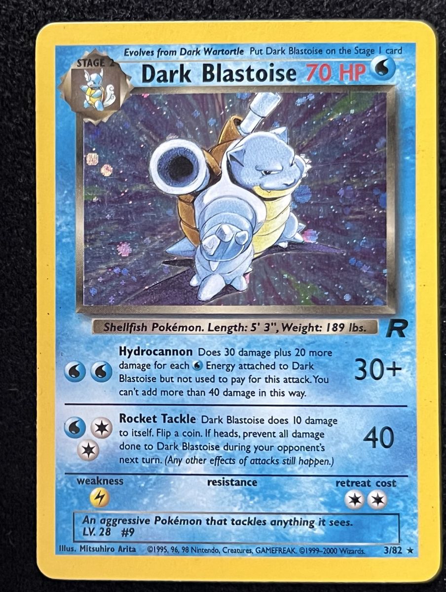 (NM) Dark Blastoise 3/82 Holo - Pokemon Team Rocket