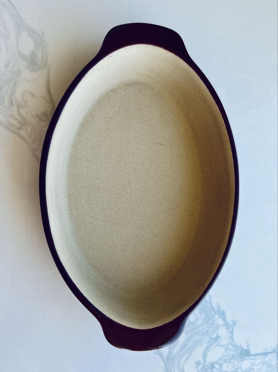 Pampered chef oval stoneware NEW
