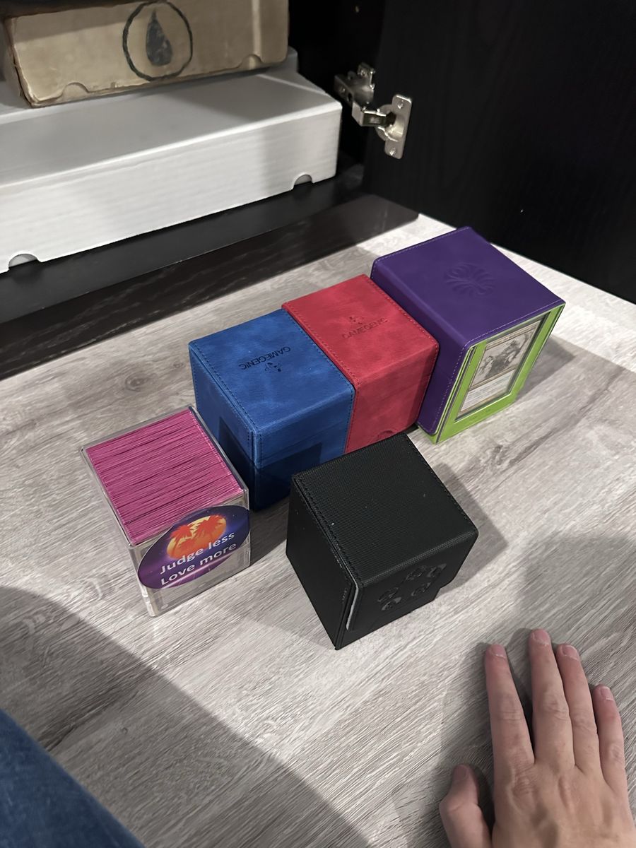 Selling all my MTG and deck boxes
