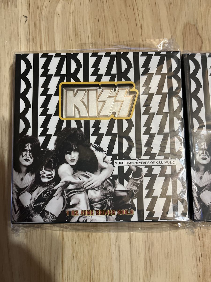 KISS 1oz Silver Logo Pamp Suisse